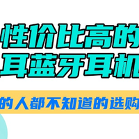 半入耳蓝牙耳机怎么选？性价比高的半入耳蓝牙耳机推荐