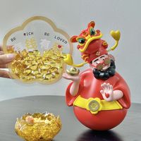 爱蒂可家居旗舰店醒狮财神爷摆件：传递美好祝福的不二之选
