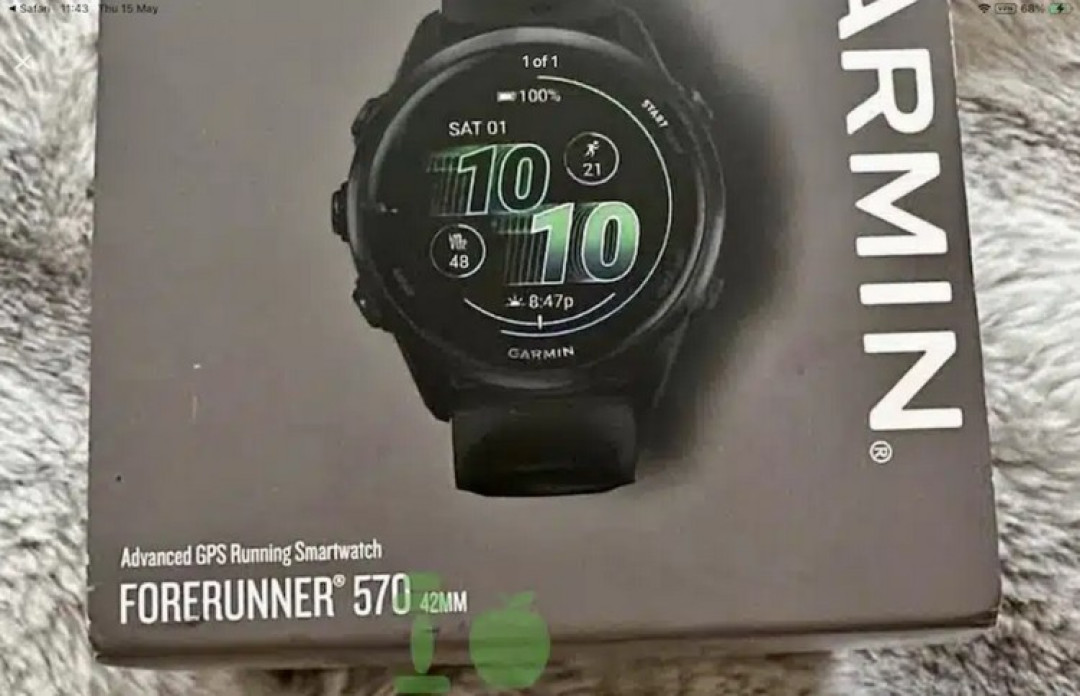 网传丨佳明将发布 Forerunner 570 智能运动手表、AMOLED屏、皮肤温度监测、铁人三项训练