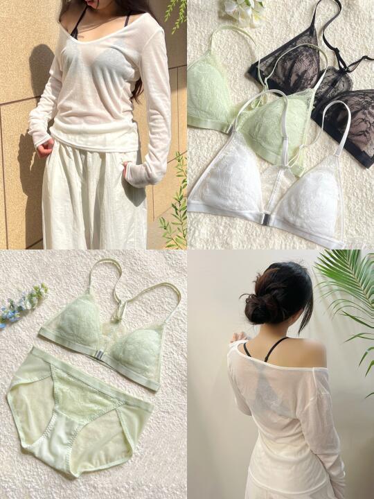 解锁又舒服又百搭的夏日蕾丝内衣🏝️🫧