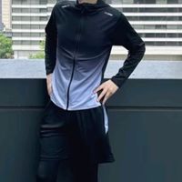 维多利亚旅行者跑步运动套装男速干健身服训练服篮球羽毛球健身服