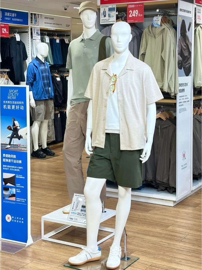 优衣库男士T恤