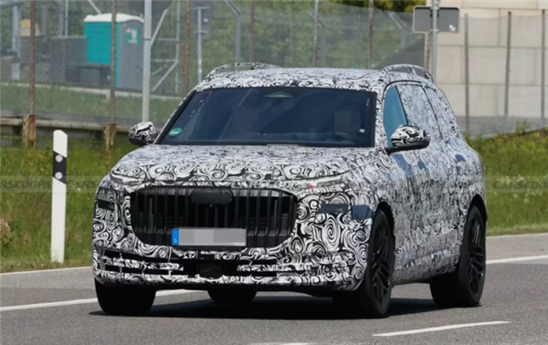 家族最大SUV！奥迪Q9路试谍照曝光：GLS、X7同级