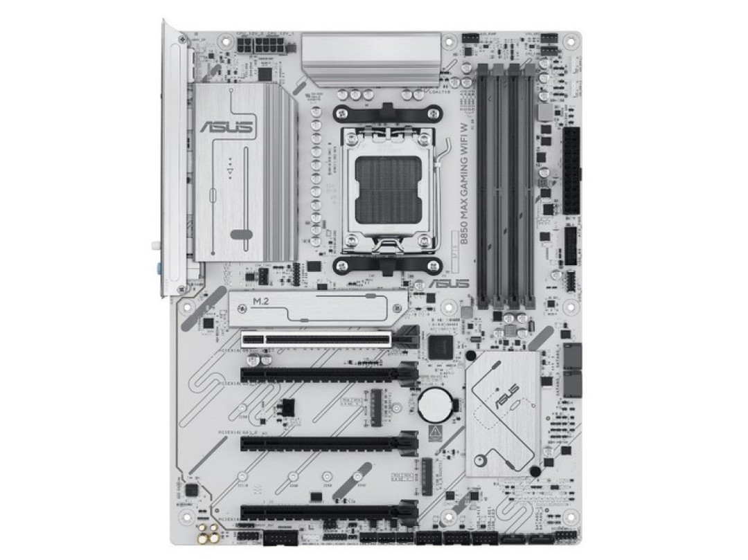 华硕发布 B850 MAX GAMING WIFI W 主板，三路M.2 SSD、WIFI 6E无线、2.5G千兆