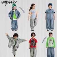 woobaby 儿童软丹宁牛仔裤：春日里的时尚舒适之选