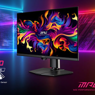 电脑展丨微星发布 MPG 271QR QD-OLED X50 显示器，AI 实时优化、500Hz 超高刷