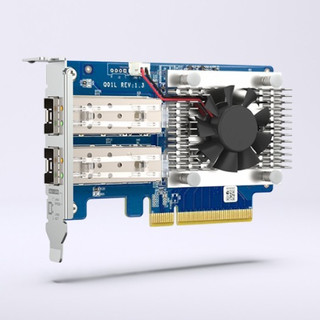威联通发布 QXG-10G2SF-NX 网卡，双万兆、NAS可用、支持 RDMA 和 SR-IOV