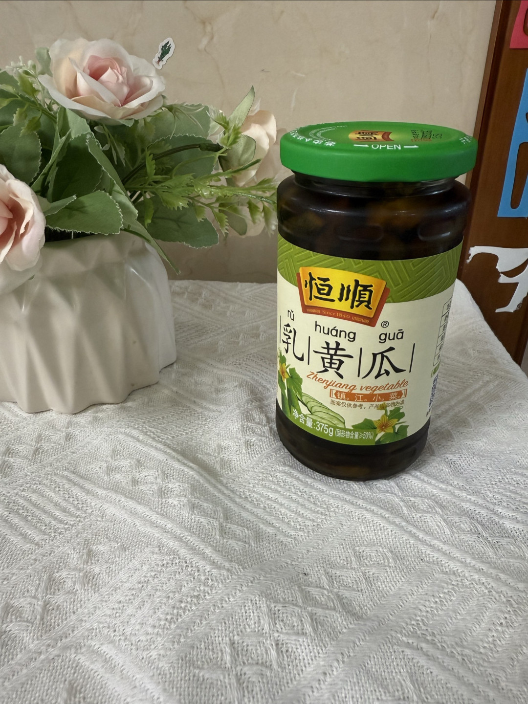 爽口恒顺乳黄瓜,粥的最佳搭档