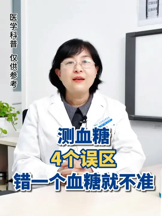 以下4个错误，犯一个血糖就测不准#糖尿病 #医学科普 #测血糖 #动态血糖仪 #血糖
