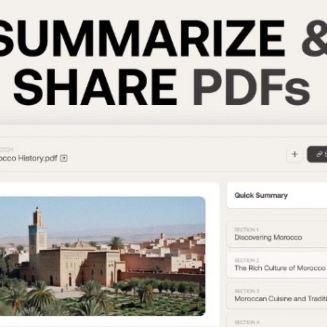 Smart PDFs，AI帮你总结文档？