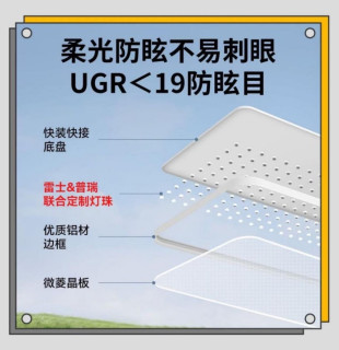 教室级防眩+全光谱！雷士未来光吸顶灯，客厅秒变视觉疗愈舱