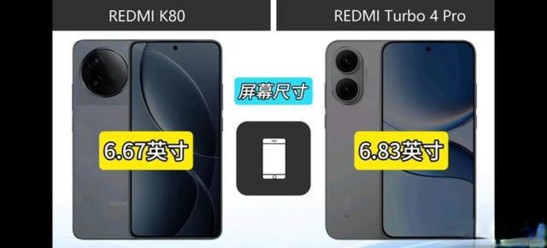 红米K80对决Turbo4 Pro:旗舰芯vs超长续航,2K屏与护眼屏谁更香?