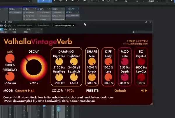 从零开始学调音 混响篇ValhallaVintageVerb #调音师 #调音教学入门零基础 #调音技术科普 #声卡调音