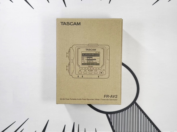 Tascam FR-AV2 开箱介绍 专攻摄像机的立体声录音机 zoom f3天敌