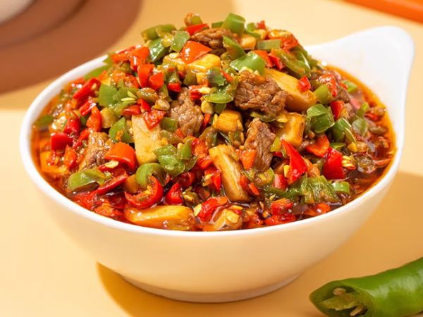饭扫光双椒牛肉酱：一勺唤醒食欲的懒人救星