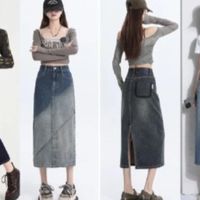 牛仔半身长裙搭配有哪些搭配技巧？