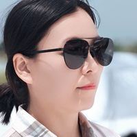 超薄折叠，高清透亮，米家超薄折叠偏光太阳镜飞行员款
