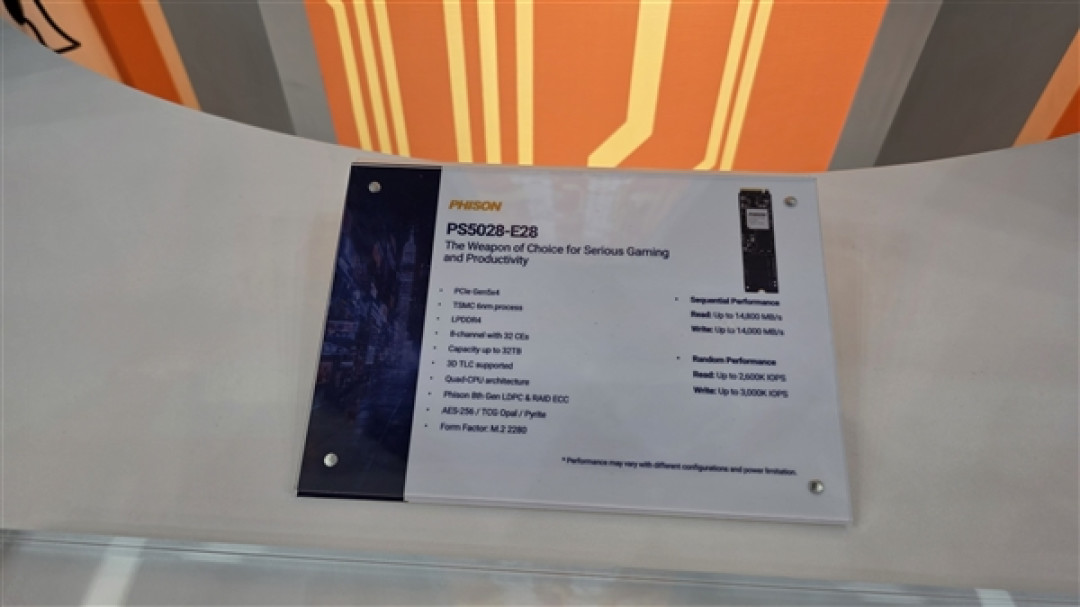 群联E28 PCIe 5.0 SSD主控狂飙14.9GB/s!功耗却只有5W