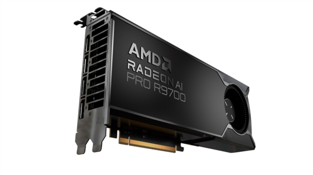 AMD RDNA4家族首款专业显卡:Radeon AI PRO R9700配32GB大显存 四卡128GB
