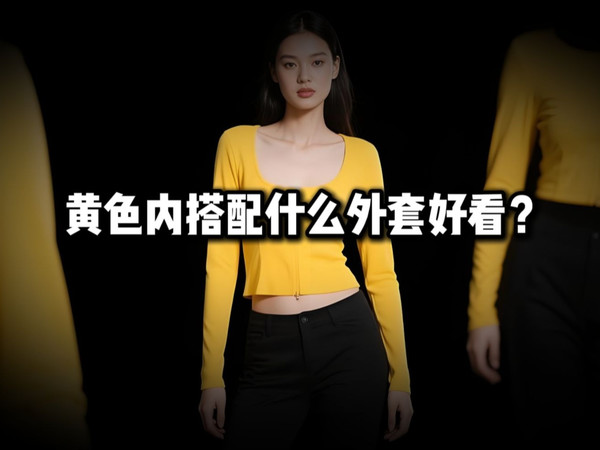 黄色内搭配什么外套好看？