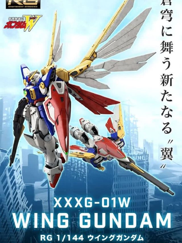 RG35飞翼高达，细节控的福音