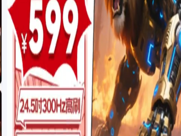 300Hz显示器新低价！科睿F50X3S仅需500+来袭