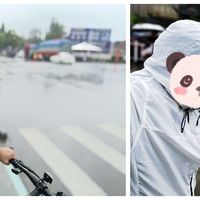 暴雨中骑行有哪些顶用装备：下雨了，带你到内陆十八线小镇看海！