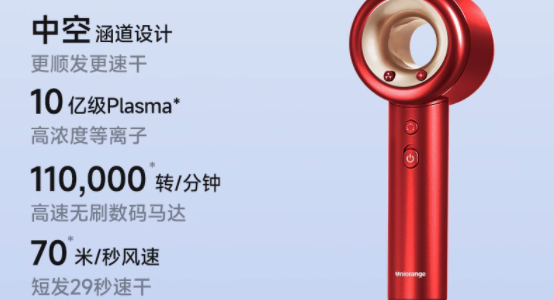 邂逅极速与柔顺——橙色云osak等离子高速吹风机，重塑护发新体验
