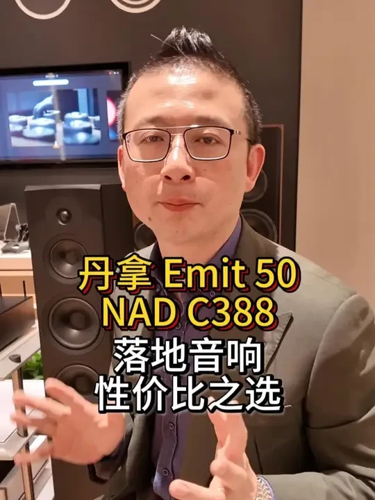 看看落地箱性价比之选丹拿Emit 50搭配C388 #音响 #音箱 #hifi #音乐发烧友
