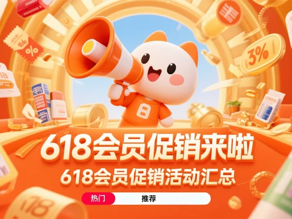 2025 年 618 会员促销活动优惠汇总