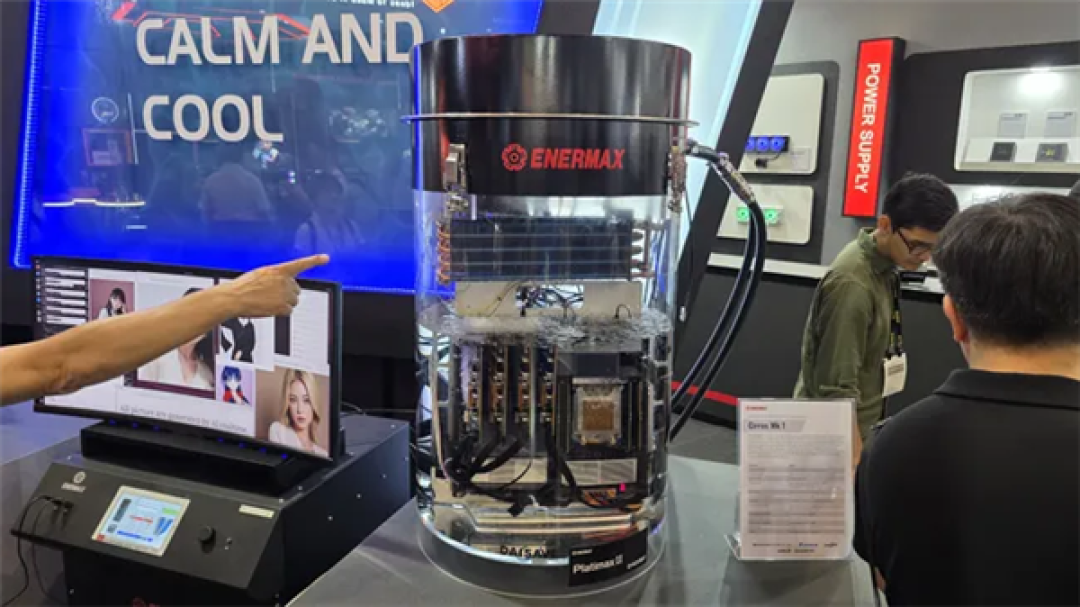 价值36万的散热方案!安耐美推出浸没式液冷:压制四块RTX 5090没压力