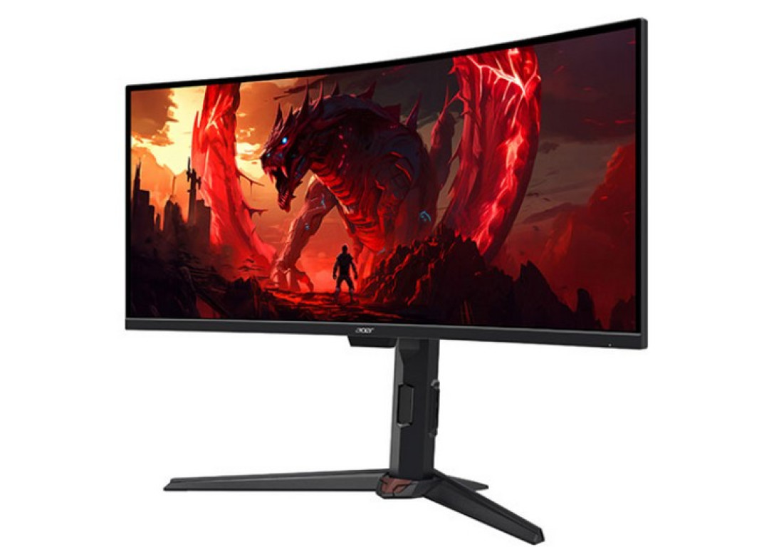电脑展丨宏碁还发布 Nitro GA341CUR W0 智能显示器，4K 曲面屏，谷歌TV