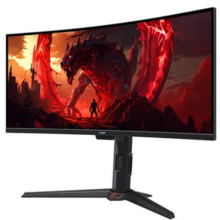 电脑展丨宏碁还发布 Nitro GA341CUR W0 智能显示器，4K 曲面屏，谷歌TV