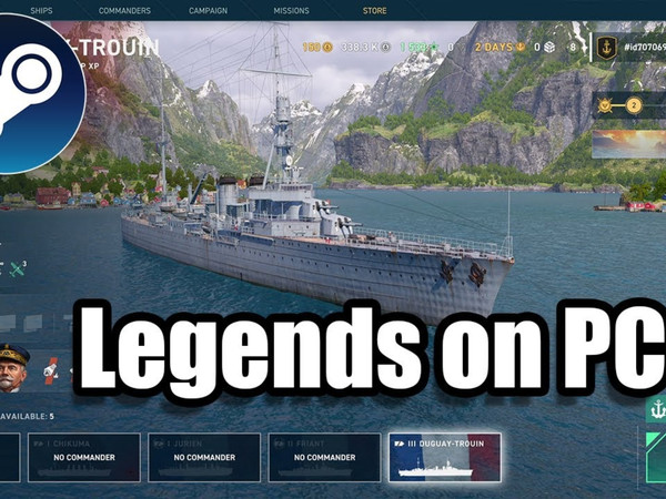 战舰世界传奇7.4:电脑端 Steam平台Beta测试实机展示效果!