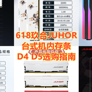 618 玖合台式机内存 选购指南