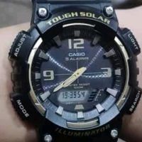 卡西欧AQ-S810W-1A光动能防水运动电子表：科技与实用并存