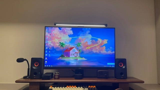 想要搭建电竞房，办公娱乐两不误，这款AOC显示器性价比超高