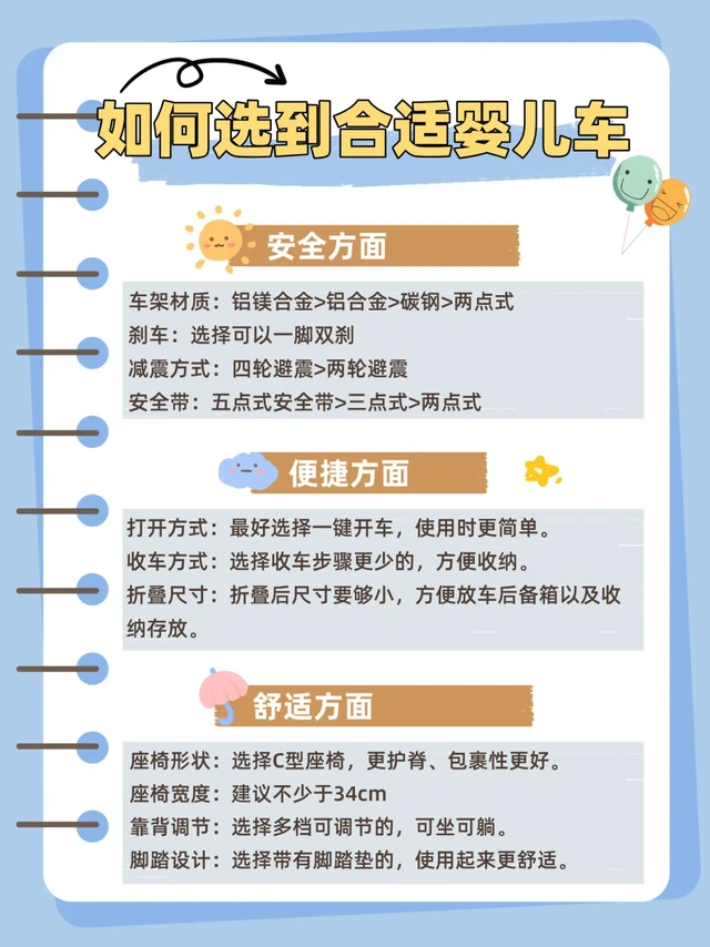 ❓是谁还不会给娃选婴儿车?一分钟教你选到优性价比婴儿车
有娃之后，要买的东西可太多了，其中比较重要的应该就是婴儿车了吧，毕竟这是带娃时必不可少的工具呢。特别是爱带娃遛弯儿的家人们，肯定要安排上～
网上