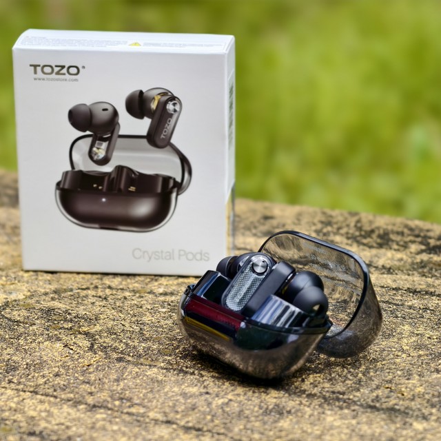透明耳机也能降噪？TOZO Crystal Pods实测体验分享！