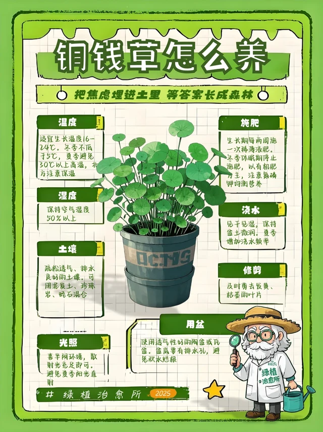 铜钱草养护攻略！焦边卷成鱿鱼圈换水就烂根