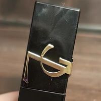 【618现货】YSL圣罗兰黑管唇釉 镜面口红冰乌龙化妆品生日礼物女