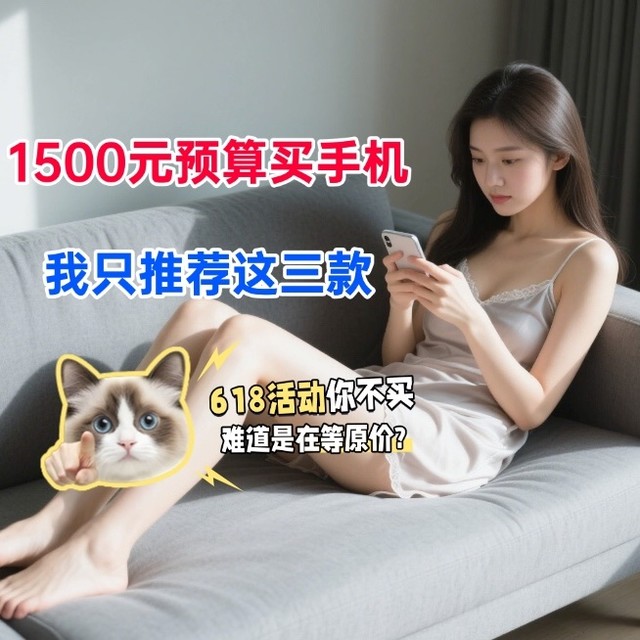 1500元预算也能买到好手机？618这三款闭眼买：性能猛、电池大！