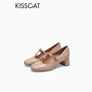 邂逅法式浪漫——Kisscat官方outlets店玛丽珍单鞋女