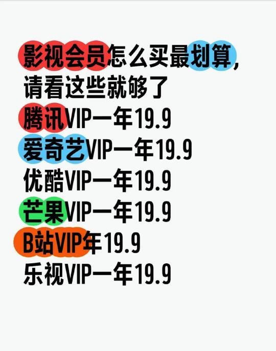 会员怎么买最划算，请看这些就够了腾讯影视