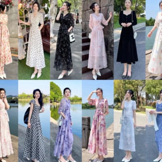 微胖身材女生显瘦连衣裙穿搭