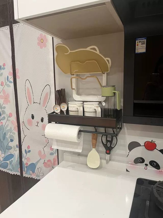 厨房神器！多功能壁挂架