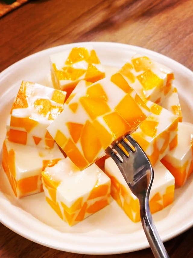 盛夏茶点之芒果布丁