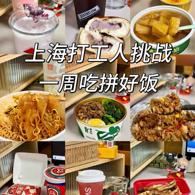 上海打工人挑战一周吃拼好饭！太香了！