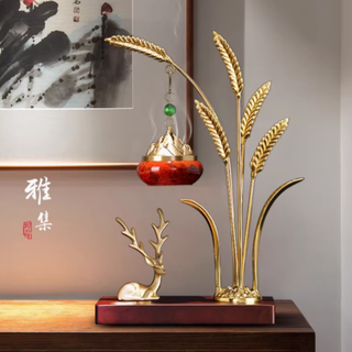 盈派黄铜香炉：一缕禅香，千年古韵