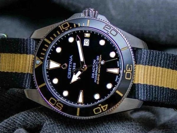 雪铁纳推出40.5毫米潜水表 Certina DS Action Diver 搭载全新抗冲击技术
